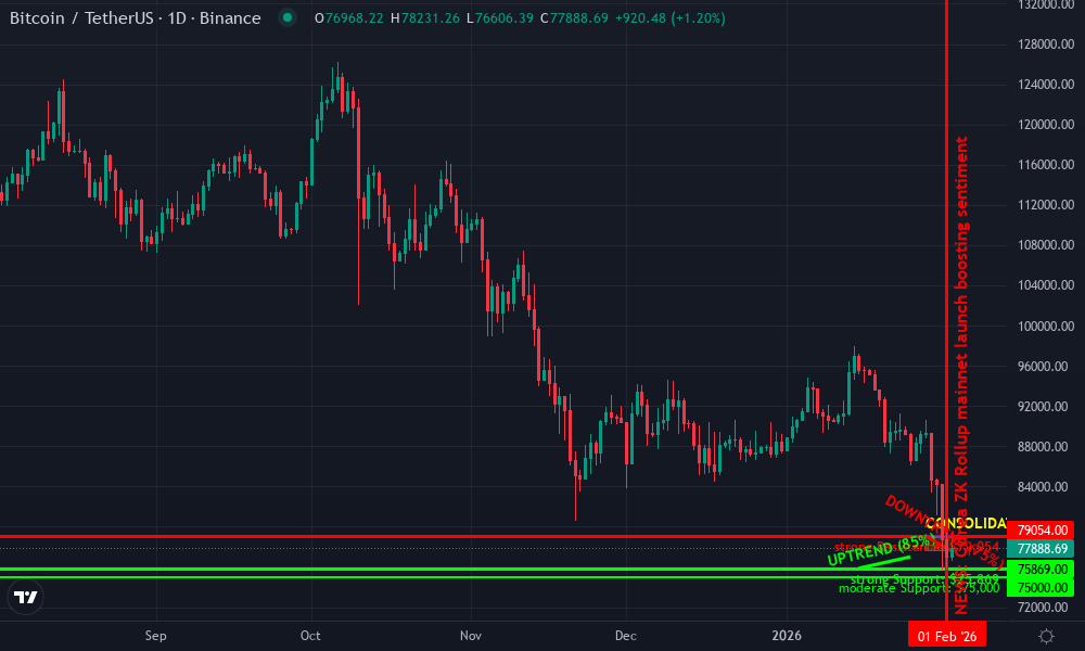 Bitcoin Technical Chart by Market Analyst